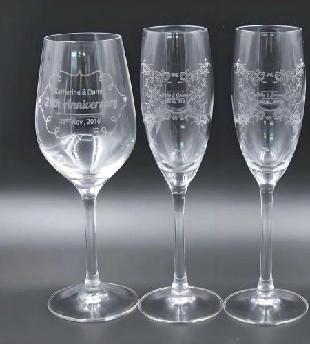 glass wine glass laser marking