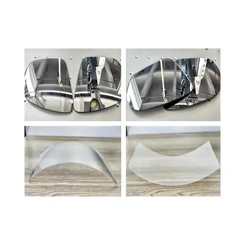 car rearview mirror glass cutting